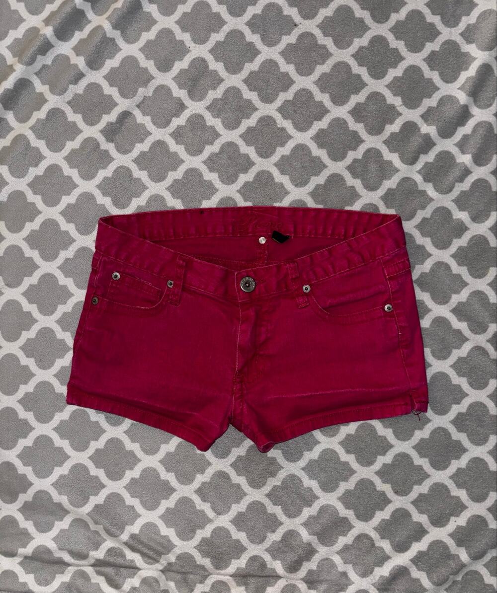 Y2K hot Pink low rise shorts